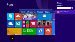 Windows 81  Two ways to open Windows Media Player [upl. by Archaimbaud]