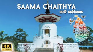 Scenic Greenery Views amp Sacred Place Saama Chaithya  සාම චෛත්‍යය  Ceylon Birdy  Relaxing  4K ❤🍃 [upl. by Ahl]