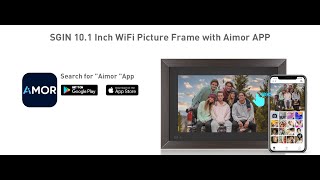 SGIN 101 Inch Digital Picture Frame [upl. by Luhem473]