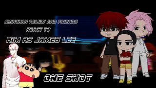 Shinchans Family and Friends react to him as James Lee ONESHOT [upl. by Hungarian]