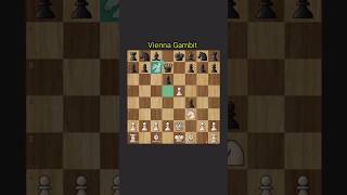 Vienna Gambit Trap 4 Chess shorts [upl. by Girovard]