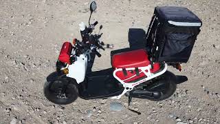 My Honda Ruckus from above at Nellis Dunes outside Las Vegas filmed with DJI Mini Se drone [upl. by Moir]