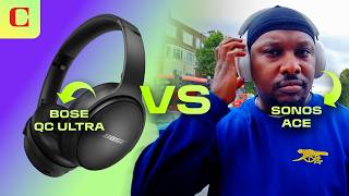 NoiseCanceling Showdown Sonos Ace vs Bose Quietcomfort Ultra Headphones [upl. by Ahsocin]