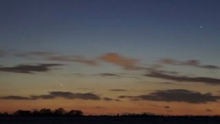 Komet Panstarrs über Deutschland [upl. by Eirrol]