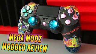 Mega Modz PS4 Modded Controller amp NEW Armor Repair Assist Mod  Review amp Tutorial W Frank Sparapani [upl. by Ayaladnot]