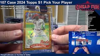 120 Silver Packs from 2024 Topps S1  10 cases worth [upl. by Nodroj]