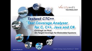 Testwell CTC Test Coverage Analyser General Presentation 005 [upl. by Fortuna]