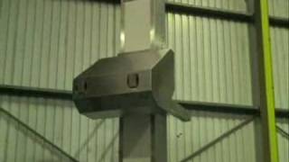 PALPharmaHoist IBC Lifter POST HOIST with Retractable FORKS amp Slew [upl. by Naloc]