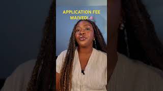 How to get Application Fee Waived gradschoolapplication internationalstudents gradschoolprep [upl. by Michaeline270]