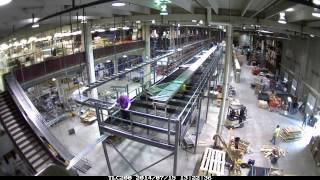 Conveyor Installation Time Lapse [upl. by Ehtyde]