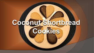 Coconut Shortbread Cookies [upl. by Eikram615]