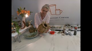 Pottery Top Tip How to use oxides on your pottery pieces PART 1 Pottery VideoTutorial [upl. by Ahsatniuq]