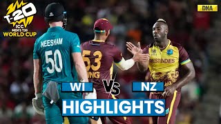 WI Vs NZ Highlights West Indies Beat New Zealand By 13 Runs  T20 World Cup 2024 USA [upl. by Kcirddor]