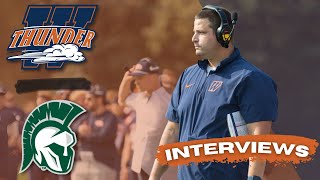 Wheaton VS Illinois Wesleyan  INTERVIEWS 101224 [upl. by Crompton]