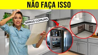 7 ERROS COMUNS em Cozinha Planejada que você deve evitar [upl. by Ynnob]