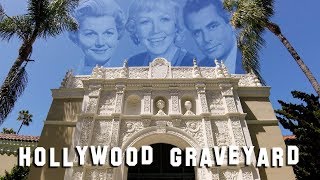 FAMOUS GRAVE TOUR  Woodlawn Glenn Ford Barbara Billingsley etc [upl. by Suivatna]