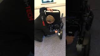 How to fold an electric wheelchair LITHTECH SMART CHAIR 2 full demo [upl. by Laurel]