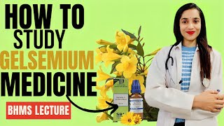 gelsemium  homeopathic medicine BHMS lectures [upl. by Viguerie]