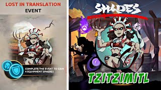 Shades Shadow Fight Roguelike quotLost in Translation Eventquot BOSS TZITZIMITL Full Gameplay [upl. by Enovi]