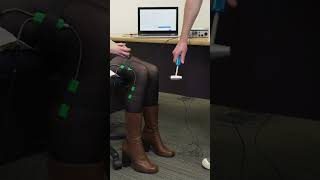 Myotatic Reflex  Kneejerk Reflex  Lt Mini Lab makingscienceeasier dataacquisition physiology [upl. by Alain759]