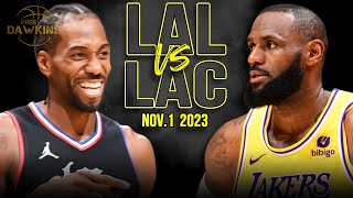 Los Angeles Lakers vs Los Angeles Clippers Full Game Highlights  Nov 1 2023  FreeDawkins [upl. by Miza]