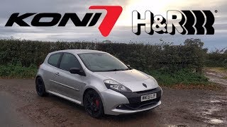 Clio 200 Suspension Upgrade  Koni Sport Review [upl. by Nauhs742]