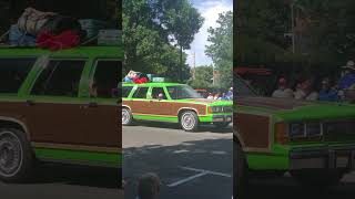 National Lampoons Vacation Wally World family Truckster replica 4th of July 2023 Greeley Co Parade [upl. by Sorcha614]