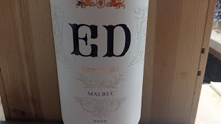 Ed Edmundo Malbec Wine Review Argentina [upl. by Gamin23]