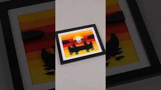 Building a LEGO Print of a Canoe at Sunset [upl. by Dell]