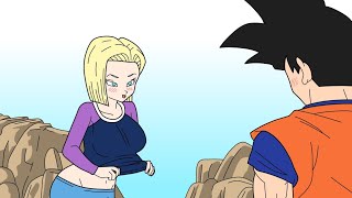 ANDROID 18 quottrainingquot with GOKU [upl. by Scully]