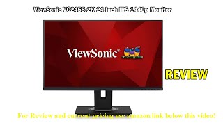 Review ViewSonic VG24552K 24 Inch IPS 1440p Monitor with USB 31 Type C HDMI DisplayPort and 40 De [upl. by Warren15]