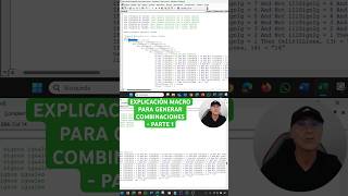 ¿Cómo Generar TODAS Las Combinaciones Con Macros en Excel Tutorial I [upl. by Thetes]