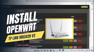 Install openwrt pulpstone di tp link MR3420 V2 [upl. by Eimoan]