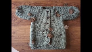 tuto tricot  tricoter un gilet surprise jacket  partie N° 2 [upl. by Beker]