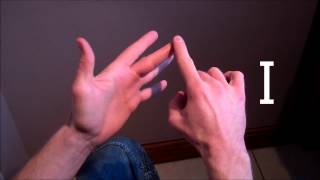 How to sign the alphabet in British Sign Language BSL  Right handed  Signer point of view [upl. by Niabi]