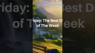 FridayThe Best Day of The week friday youtubeshort shots shorts [upl. by Letisha]