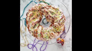 Simple Cinnamon Roll King Cake [upl. by Gnas315]