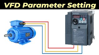 How to Program the Mitsubishi VFD Drive  VFD Parameter Setting [upl. by Alage]