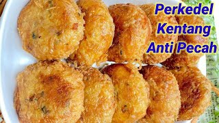 Resep Dan Cara Bikin Perkedel Kentang ‼️ enak dan tidak pecah ❗ Dijamin anti gagal [upl. by Lemert]