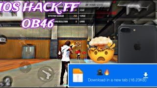 IOS HACK FF OB46🤯😱 FREE FIRE  IOS [upl. by Giraud]