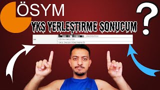 YKS YERLEŞTİRME SONUCUM❗AÇIKLAMA [upl. by Bekaj]