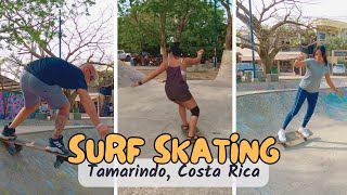 Surf Skating in Tamarindo Costa Rica [upl. by Elnukeda112]