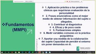 Inventario Multifacético de la Personalidad MMPI 2 [upl. by Ahseirej670]