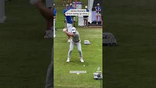 Viktor Hovland Swing Up Close golf golfer golfswing letsgolf [upl. by Silevi]