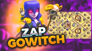 TH10 Zap Witch Attack Strategy  Th10 Golem Witch Attack  Th10 Best Attack Strategy Clash OF Clans [upl. by Hamlin]