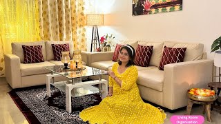 Living Room Makeover  Shopping Cleaning Organisation  Simply Laxmis Life [upl. by Eerazed169]