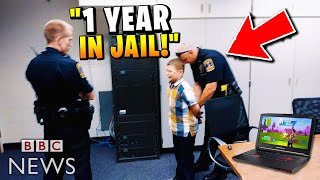 Kid gets arrested for playing Fortnite BIG MISTAKE [upl. by Torrance670]