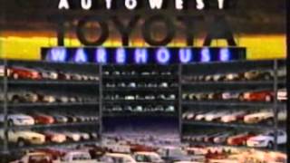 1990 Autowest Toyota Warehouse  Fremont CA commercial [upl. by Rambort]