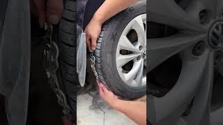 Easy to install car stainless steel ice breaking snow chains [upl. by Socher389]