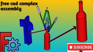 part 4 10 piece complex assembly assembly question cad freecad assembly 3d [upl. by Fredric423]